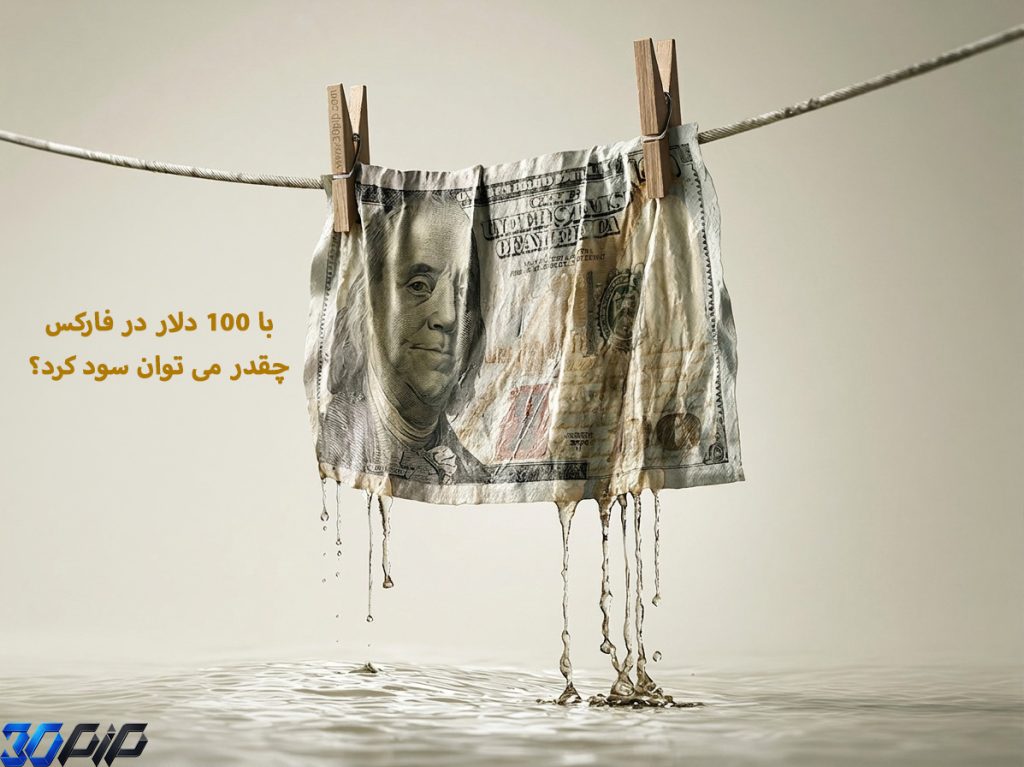 با 100 دلار در فارکس چقدر می‌توان سود کرد؟