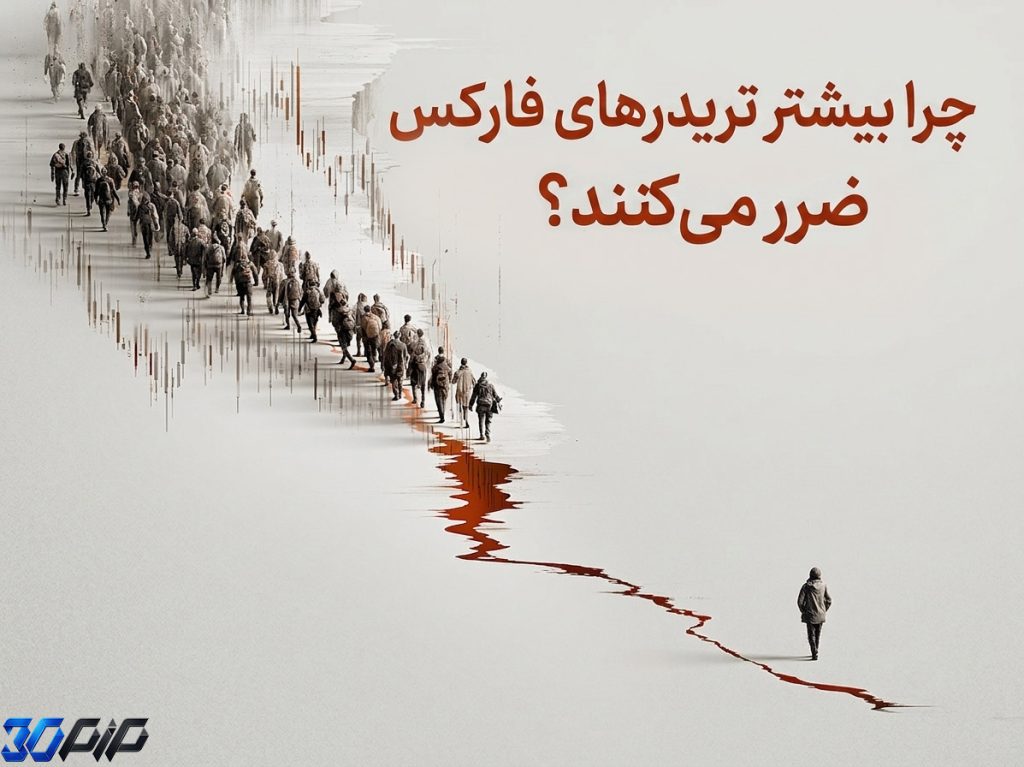 چرا بیشتر معامله‌گران فارکس ضرر می‌کنند؟