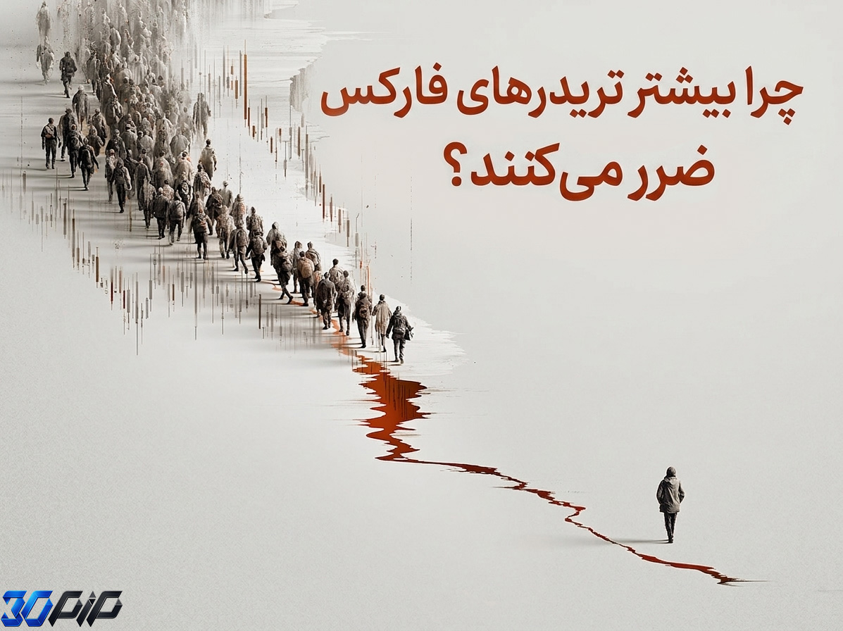 چرا بیشتر معامله‌گران فارکس ضرر می‌کنند؟